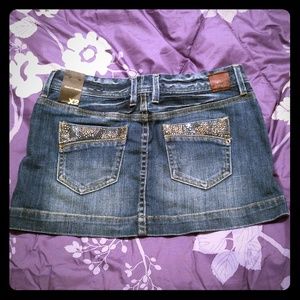 NWT EXPRESS Denim Skirt sz 0